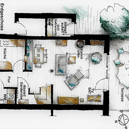Eck Modern Retreat Feriehus